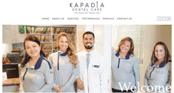 Desktop Screenshot of kapadiadentalcare.com